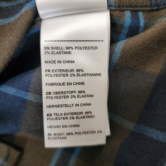 UNTUCKit Men's Blue and Brown Plaid Shirt Size M Smil Fit Button Up Longsleeves - Picture 5 of 9